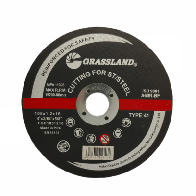 4" 105mm X1.2 mm X 16mm Tarcze do cięcia ze stali nierdzewnej Grinder kątowy Używając oksydu aluminium szorstki ziarno