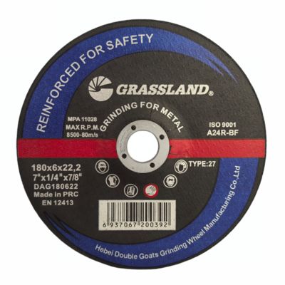 7 " x 1/4 " x 7/8 " dyski do szlifowania metalu z monokrystalicznym stopionym szlifowaniem aluminowym do szybkich i czystych cięć