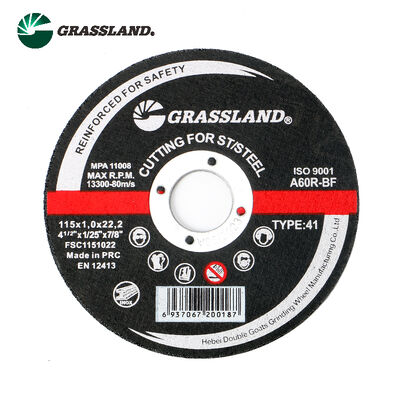 GRASSLAND 4.5" Tarcze do cięcia metalu 115mm X 1,0mm X 22,2mm do cięcia stali nierdzewnej bez zanieczyszczeń