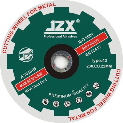 T42 230x3x22,23mm / 9x1 / 8x7 / 8 "Ostrze ścierne do metalu