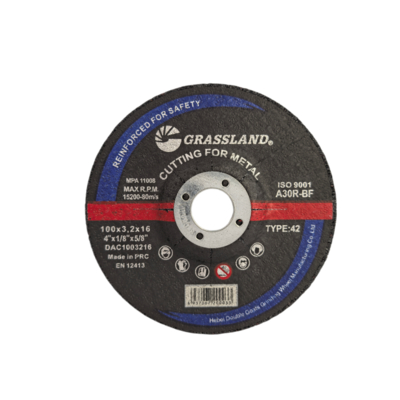 4" 100mm X 3.2mm X 16mm Tarcze do cięcia ze stali nierdzewnej Grinder kątowy Zastosowanie oksydu aluminium szorstki ziarno EN 12413