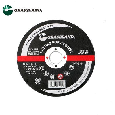 GRASSLAND 4 "Diska do cięcia INOX 105 mm x 1,2 mm x 16 mm do cięcia stali nierdzewnej bez zanieczyszczeń