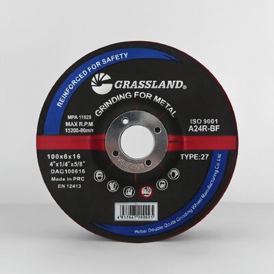 GRASSLAND 4 Metal Grinding wheel 100 X 1.0 for Contaminant-Free Grinding of Metal