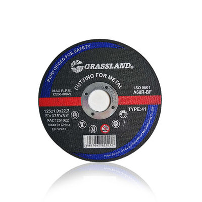 GRASSLAND Tarcze szlifierskie do metalu 125mm X 1mm X 22.2mm do precyzyjnego cięcia bez wibracji
