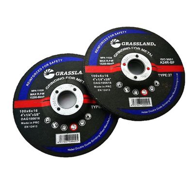 Abrasive Metal Cutting Discs T27-100*6*16MM Designed for Angle Grinder with Continuous Wheel Blade for Smooth Chip Free Cuts on Various Metal Types